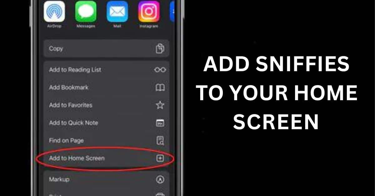 How to Add Sniffies to Your Home Screen?