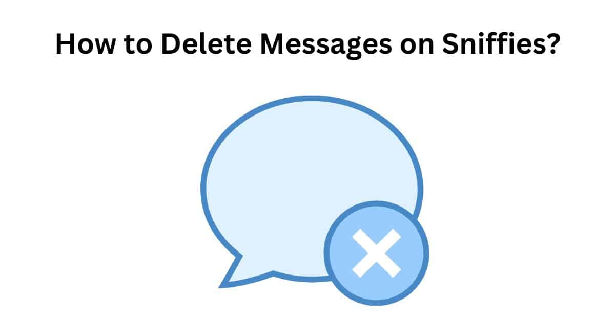 How to Delete Messages on Sniffies?